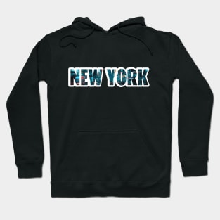 New York city walk typography letters NY city Hoodie